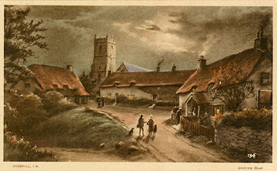Godshill Church by night